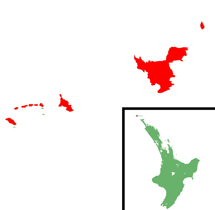Oligosoma fallai distribution